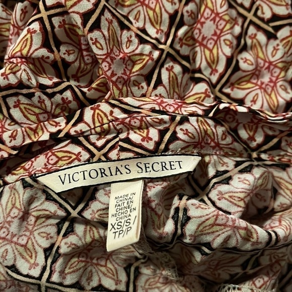 Victoria’s Secret Geometric Kimono Cardigan XS/S | Oversized Boho Cover-Up Pink - Picture 4 of 5